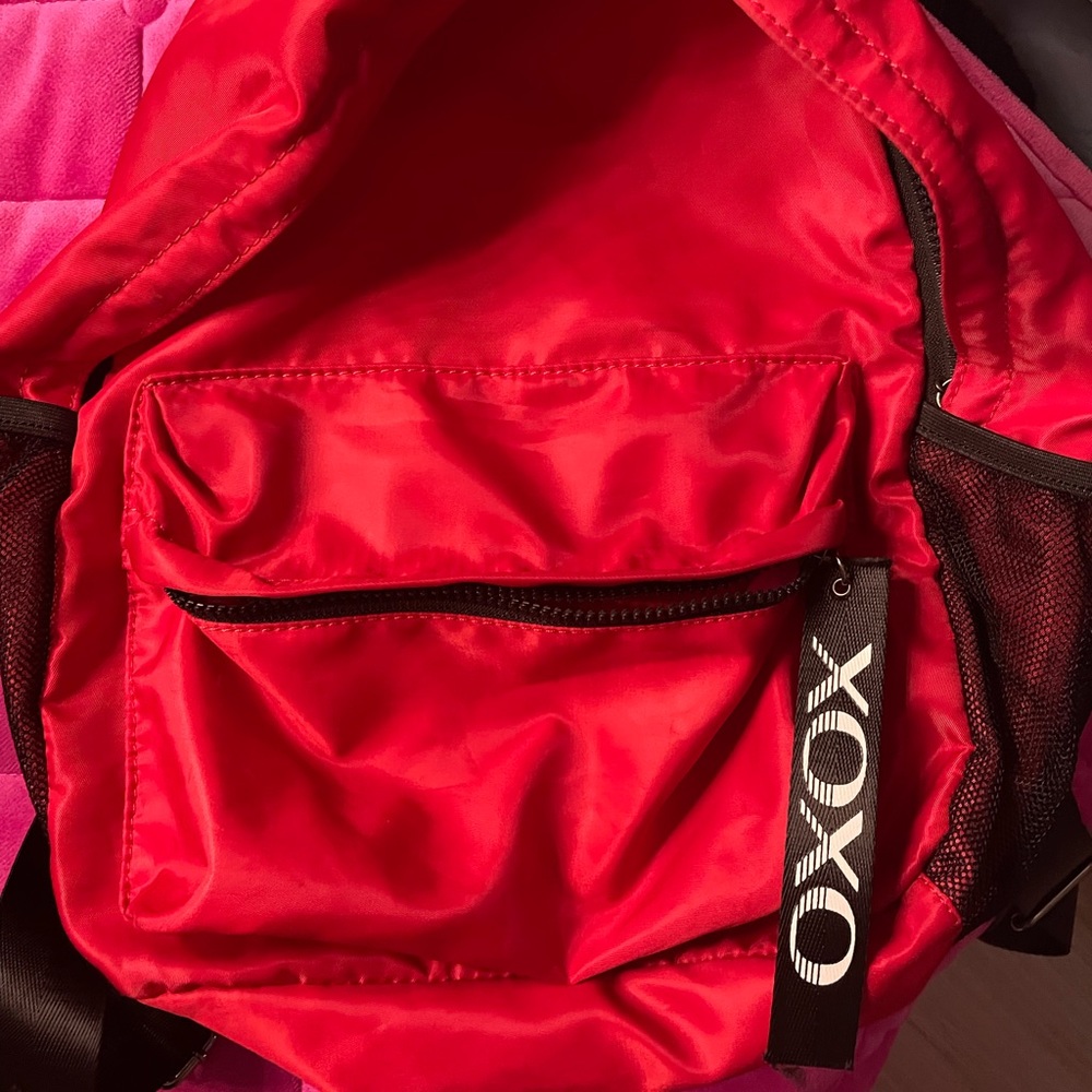 XOXO Red backpack